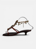 Giuseppe Zanotti Crystal Embellished Thong Sandals