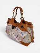 Louis Vuitton x Takashi Murakami White Multicolore Ursula Bag