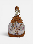 Louis Vuitton x Takashi Murakami White Multicolore Ursula Bag
