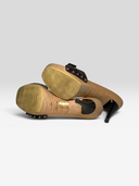 09 Louis Vuitton by Marc Jacobs Vintage Monogram Wood Platform Bow Mules - Soles