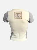 Chanel Sport S/S 2001 CC Logo Patch Technical T-Shirt back