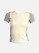 Chanel Sport S/S 2001 CC Logo Patch Technical T-Shirt front